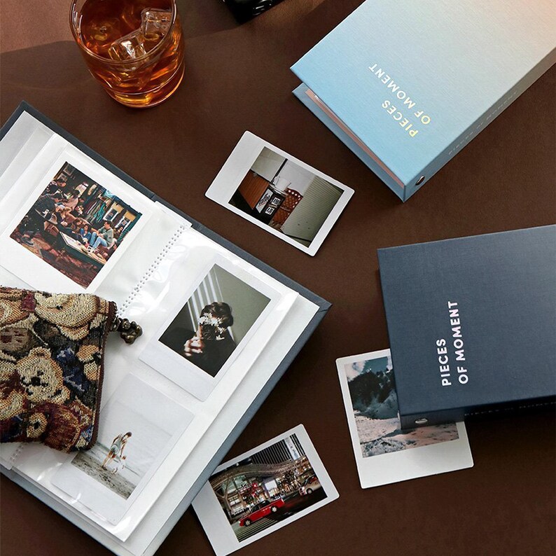 Pieces of Moment Polaroid Photo Album | Polaroid Square Mini Size Album | Minimalist Photo Album Book | Photo Storage | Aesthetic Photo Book image 6