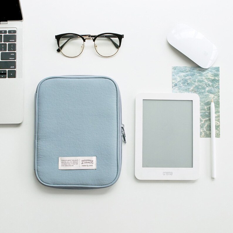 iPad Mini Case Sleeve 8.3" | Kindle Paperwhite Case 6.8" | E-book Reader Case | Mini Tablet Case | iPad Mini Kindle Pouch |iPad Kindle Cover image 7
