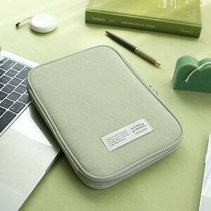 iPad Mini Case Sleeve 8.3" | Kindle Paperwhite Case 6.8" | E-book Reader Case | Mini Tablet Case | iPad Mini Kindle Pouch |iPad Kindle Cover Lily Green