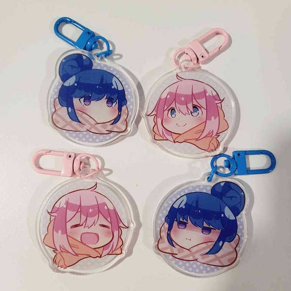 Yuru Camp Shima Rin and Nadeshiko Kagamihara Charm