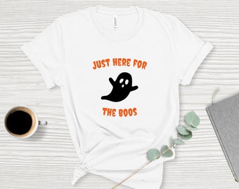 Aquí para la camiseta de manga corta Boos Halloween Jersey