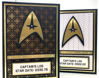 Birthday Card Star Trek - Etsy