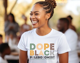 Black History Month, Phlebotomy Tech T-Shirt, Phlebotomy Tech Gifts, Dope Black Phlebotomy, Phlebotomist Grad Gifts, Graduation Gift