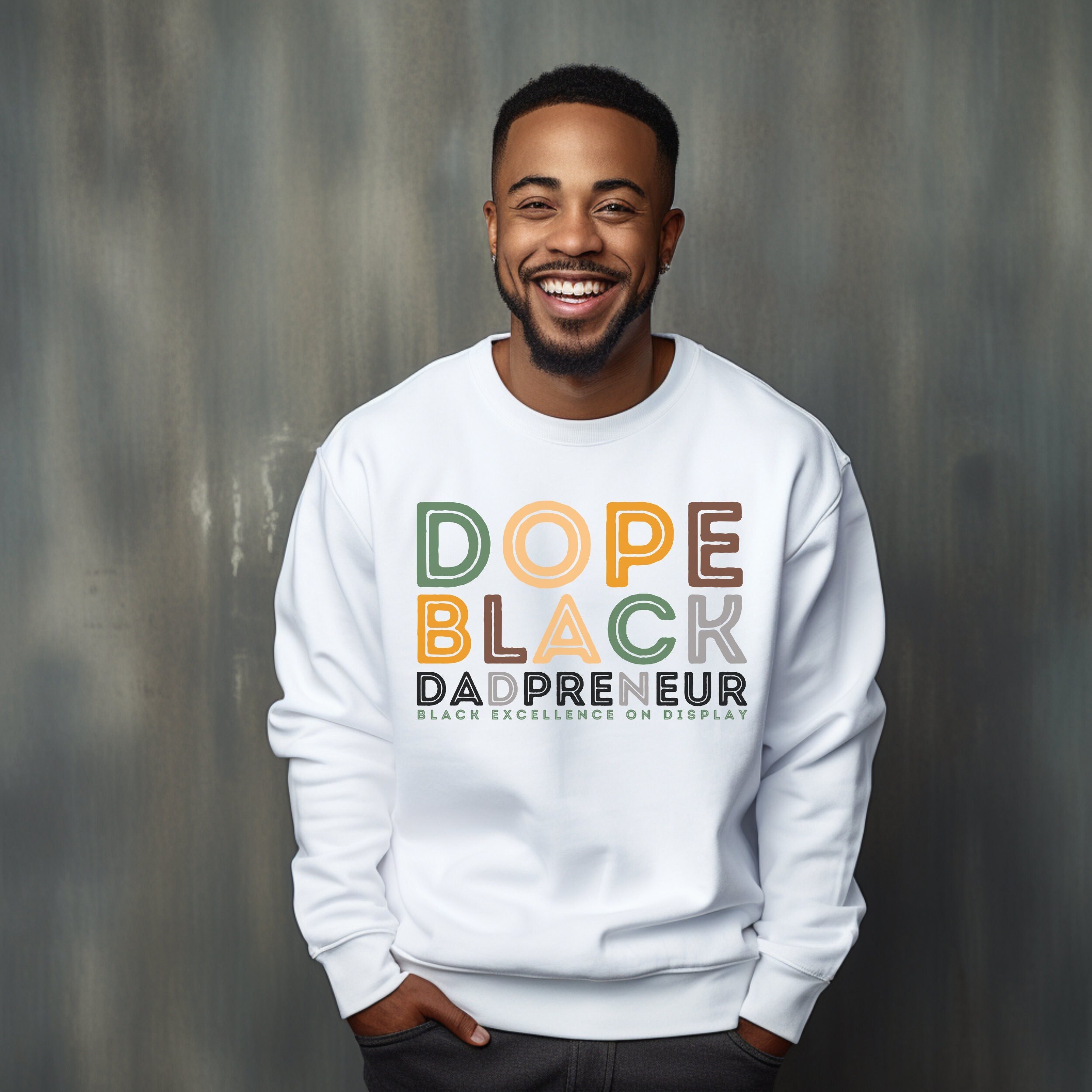 Black History Month Sweatshirt, Dope Black Dadpreneur Sweater, Entrepreneur Hoodie, Pride Dad Boss Sweater, Dad TShirt, Business Owner Gift
