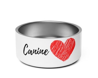 Canine Love Cuenco para Perros para Comida o Agua