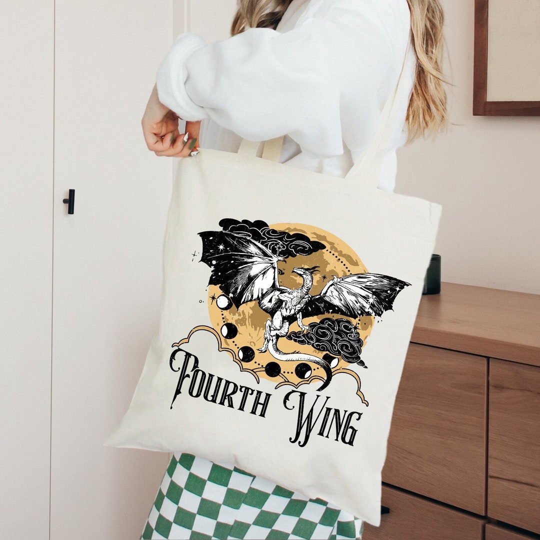 Fourth Wing Tote Bags Dragon Rider Bags Basgiath War College Etsy