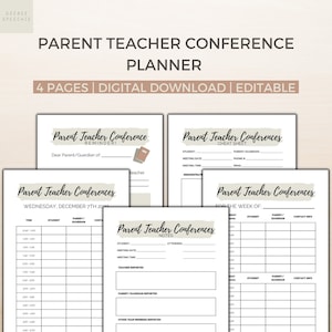 Planificador de conferencias de padres y maestros