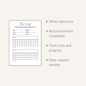 Editable Data Sheets | Therapy Notes | IEP Goal Tracking | Digital Download for Teachers & Service Providers image 3