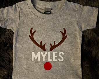 Personalized Reindeer shirt
