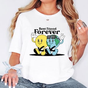 Best Friends Forever Shirt, Best Friends Forever Bff Matching Friends T-Shirt, Best Friends Gift, Friend Birthday Tee, Matching Sisters Tee
