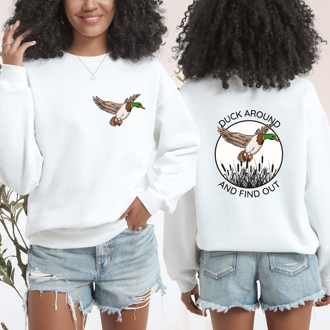 Duck Around and Find Out Shirt, Animal Graphic Tees, Sarcastic Shirt