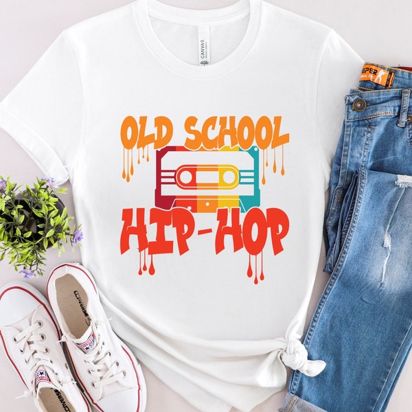 Old School Hip Hop Shirt, Rap and Hip Hop Music Sweatshirt, DJ Shirt, Old School Shirt, Hip Hop 80s 90s Audio Cassette Tee, Music Lover Gift