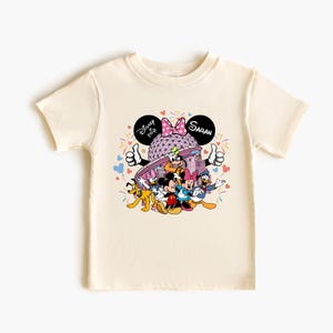 Custom Disneyland Trip 2025 Toddler T-Shirt, Disney World Toddler T-shirt, Disney Characters Bodysuit, Mickey And Friends Baby Bodysuit
