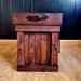 Bathroom Trash Can Rustic Bathroom Storage Travel Size Trash - Etsy