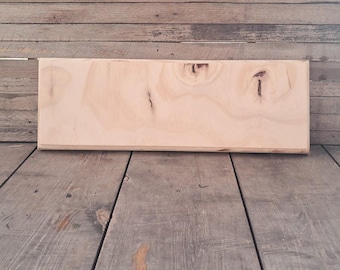 Pine Wood Plaque Blank: DIY Craft Sign, Assorted Sizes