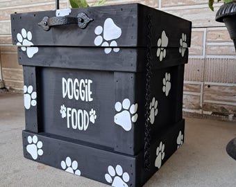 Contenant pour croquettes pour chien