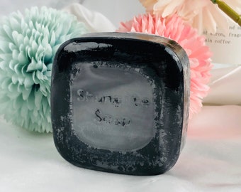 Shungite Soap Bar: Natural Vegan Facial Cleanser for Acne & Sensitive Skin
