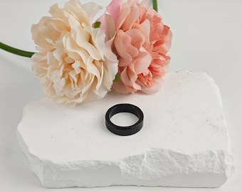 Anillo de shungita Elite: protección EMF, piedra de Carelia