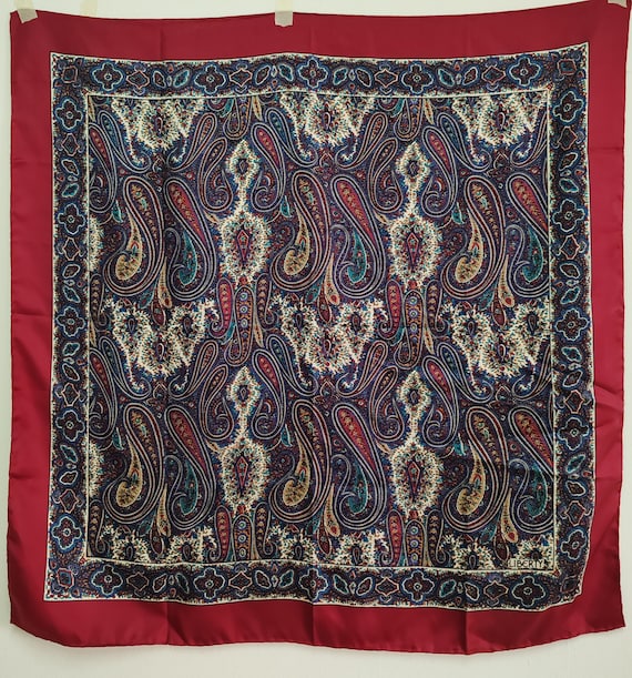 Liberty London Scarf Vintage Silk neckerchief poc… - image 1