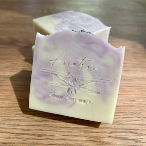 Lavender Haze Soap | Handmade Bar Soap | Cold Process Soap with Essential Oils | Artisan Soap | Gifts | Palm Free Soap