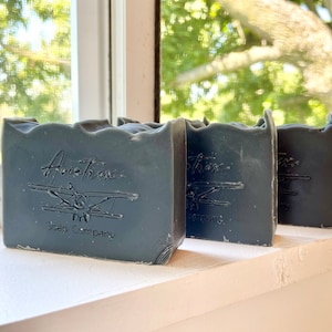 Tea Tree Charcoal | Handmade Bar Soap | Cold Process Soap | Essential Oils | Artisan Soap | Gifts | Palm Free Soap