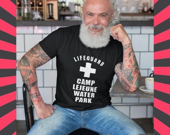 Regalo avvocato, Avvocato, Camicia da acqua Lifeguard Camp Lejeune, Natale, Camp Lejeune, Marines, T-shirt in cotone pesante unisex, USMC, regalo per gli uomini
