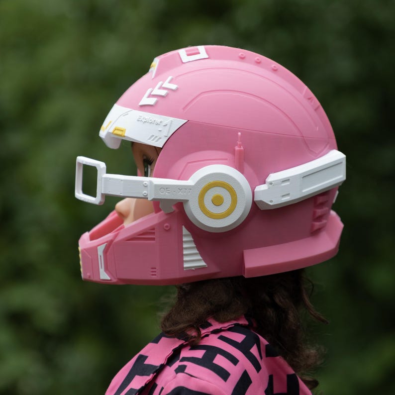 My Size Barbie 3D Printed Pink Space Helmet for Doll Astronaut Costume Accessory 38 inch Jakks Pacific Disney Princess Doll Belle Elsa Anna immagine 4