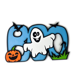 DIY HALLOWEEN 16pc Door Hanger Kit, Family Fun, Welcome Sign, Door Sign, Front Door Sign, DIY Craft Kit, Unfinished Wood, diy Painting Kit