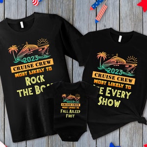 Most Likely To Matching Cruise Shirts, Cruise Squad 2023, Birthday Cruise Shirt, Cruise Vacation Shirt, Family Matching Cruise Shirt, Trip