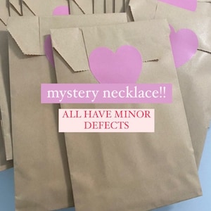 Surprise Necklace! (minor defects/imperfections)