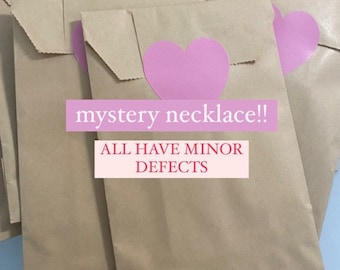 Surprise Necklace! (minor defects/imperfections)