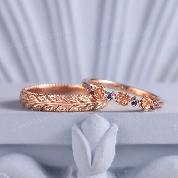 Love Link Diamond Wedding Ring Set | HX Jewelry