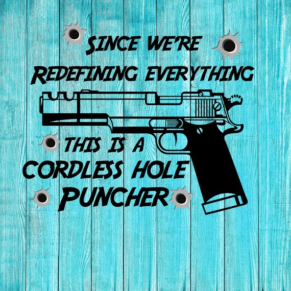 This is a Cordless Hole Puncher SVG Png Cut File Second Etsy