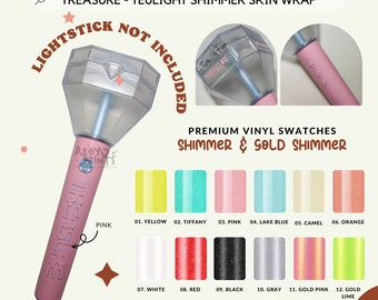 TEULIGHT - Shimmered Skin Wrap for TREASURE Lightstick | Aegyoprints