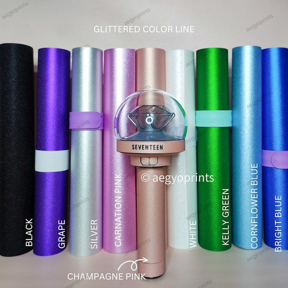 CARAT BONG V3 - Glittered Skin Wrap for Seventeen Lightstick CBV3