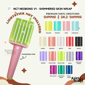 NCT NEOBONG V1 - Shimmer Skin Wrap Decal Sticker by Aegyoprints