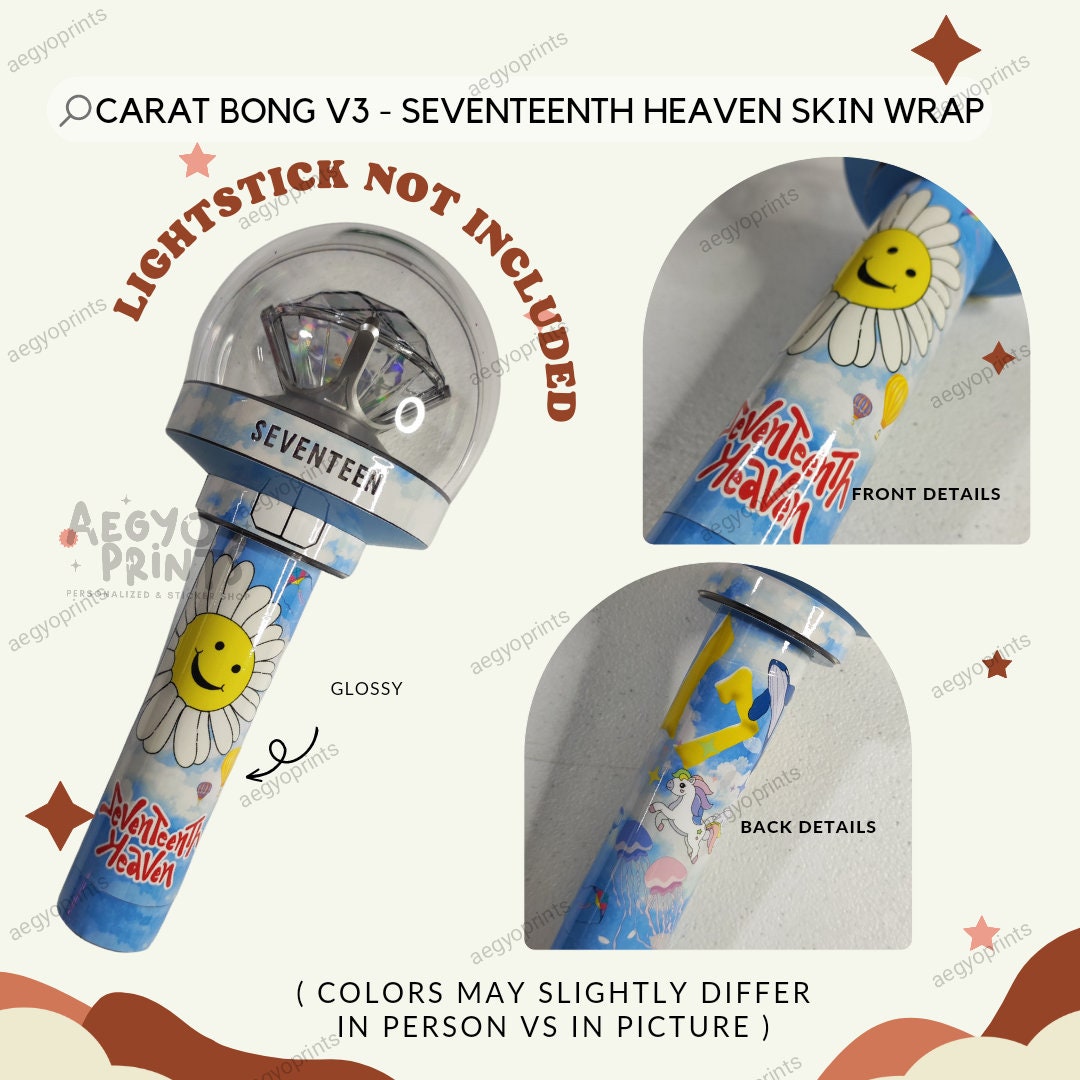 Carat Bong V3 - Seventeenth Heaven Skin Wrap for Seventeen