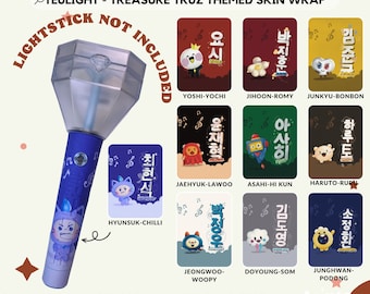 TEULIGHT - TRUZ Skin wrap collection for Treasure Lightstick | Aegyoprints