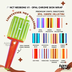 NCT NEOBONG V1 - Opal Chrome Skin Wrap Decal Sticker by Aegyoprints