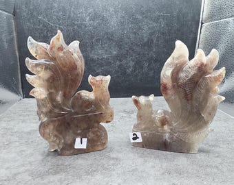 Fire quartz 9 tail fox