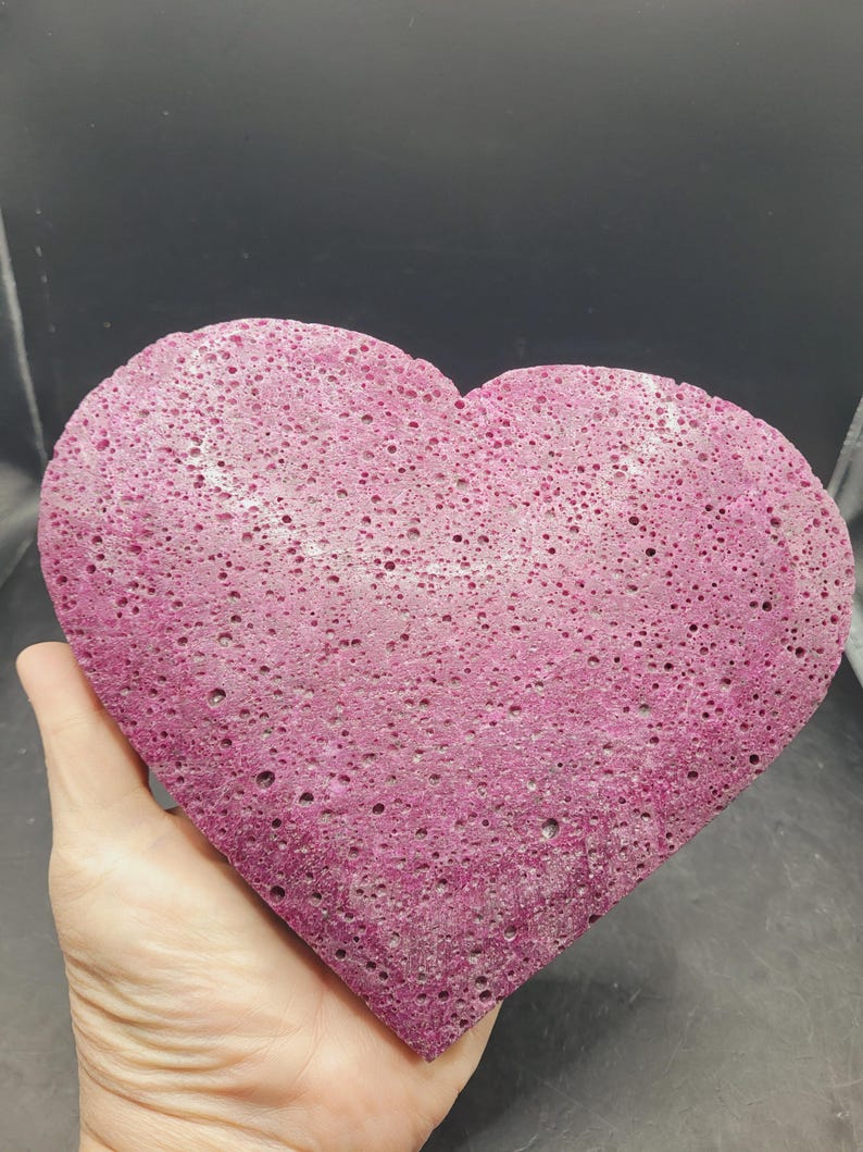 Ruby honeycomb heart bild 6