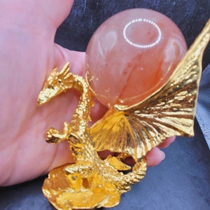 Support de sphère dragon avec sphère