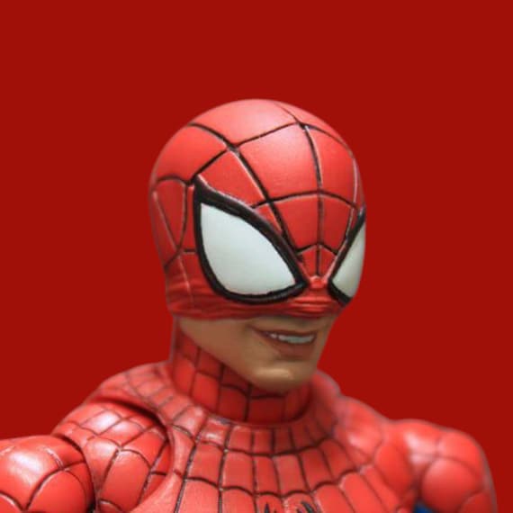 アメイジングスパイダーマン カスタムヘッド 1/12 サイズ フィギュアーツ アメイジングスパイダーマン用 カスタムヘッド