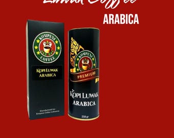 Koffie Luwak Liar Indonesia Arabica | Wild Civet Coffee Beans Arabica | East Java Arabica 250gr