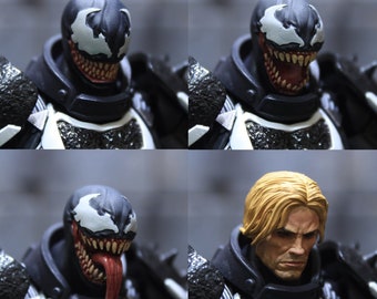 1/12 Custom Agent Symbiote Head Sculpt