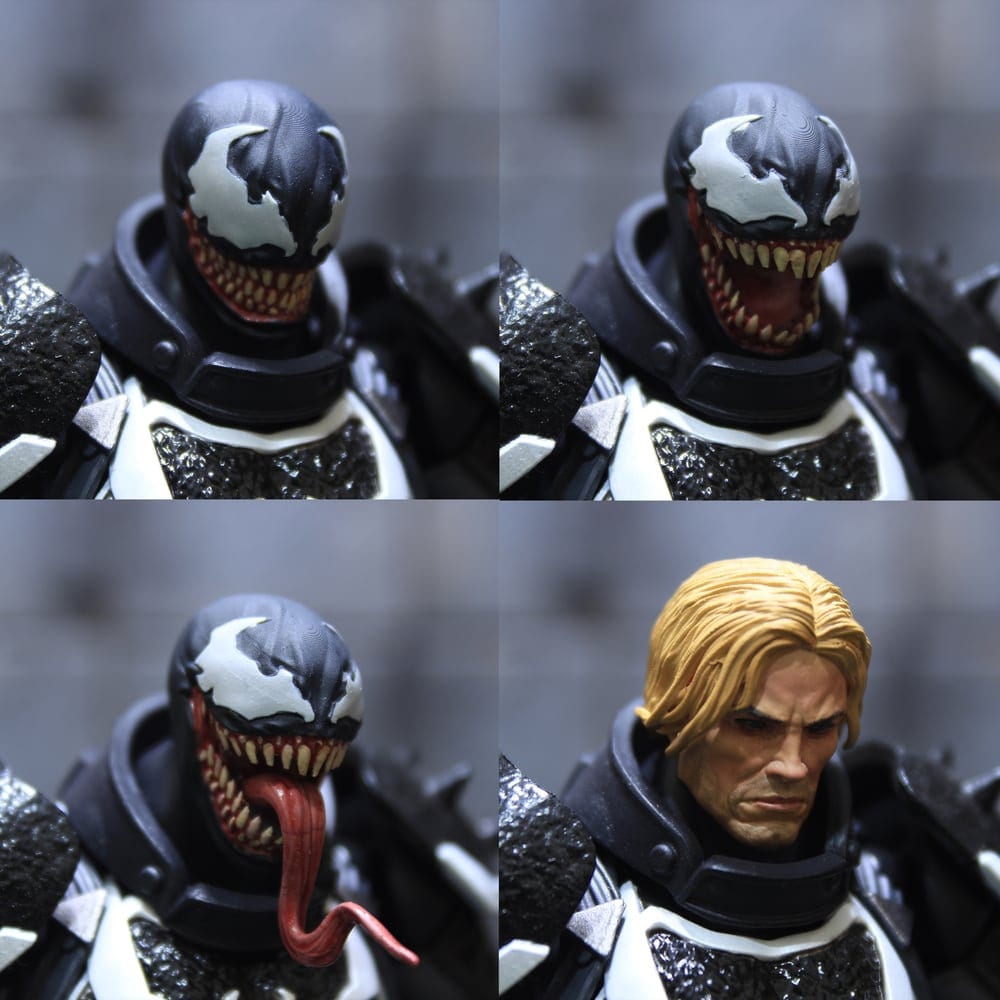 専門店では 1995 Face Rubber Figure Action VENOM Universe