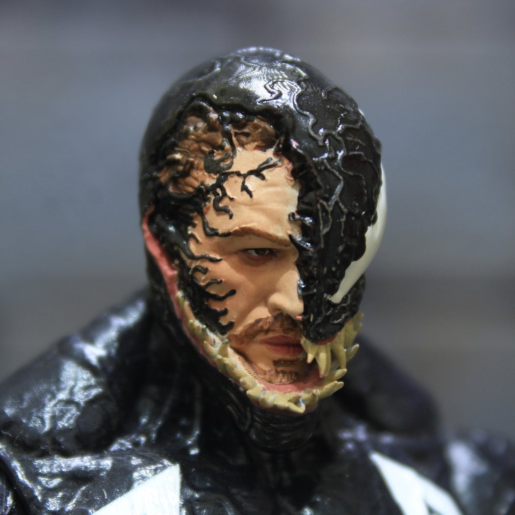 ヴェノム　ヘッド　フィギュア Venom head sculpt - Etsy 日本