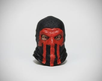 1/12 Custom Ski Mask Vigilante Head Sculpt - Etsy