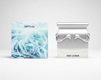 IRAI LEIMA Extrait de Parfum de SAFF & Co. / Aroma acuático de diosa del mar / Exótico floral, empolvado, almizclado / Frasco de coleccionista de 35 ml / 1,18 oz