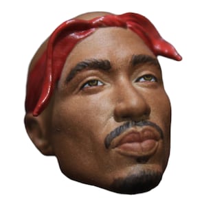 1/12 Custom 2pac Tupac Shakur West Coast Rapper Head Sculpt